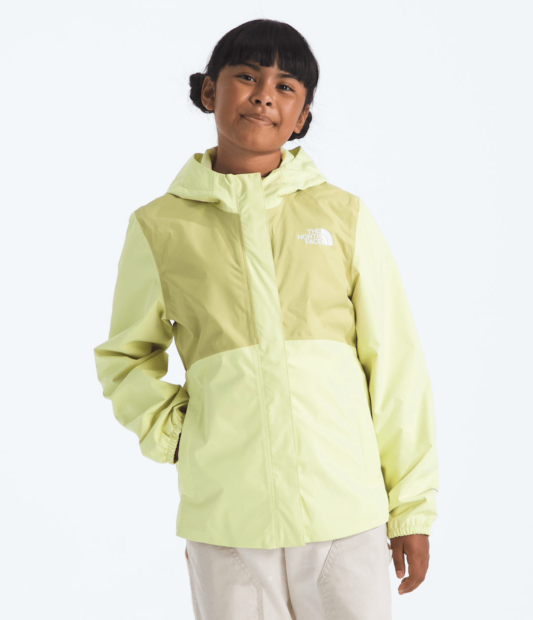Girls’ Antora Rain Jacket - Lemon Mist/Pear