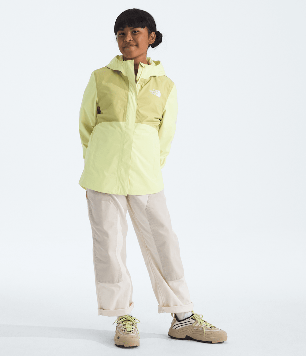 Girls’ Antora Rain Jacket - Lemon Mist/Pear