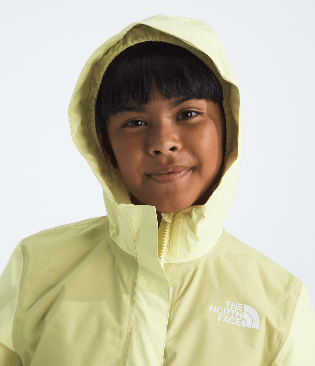 Girls’ Antora Rain Jacket - Lemon Mist/Pear