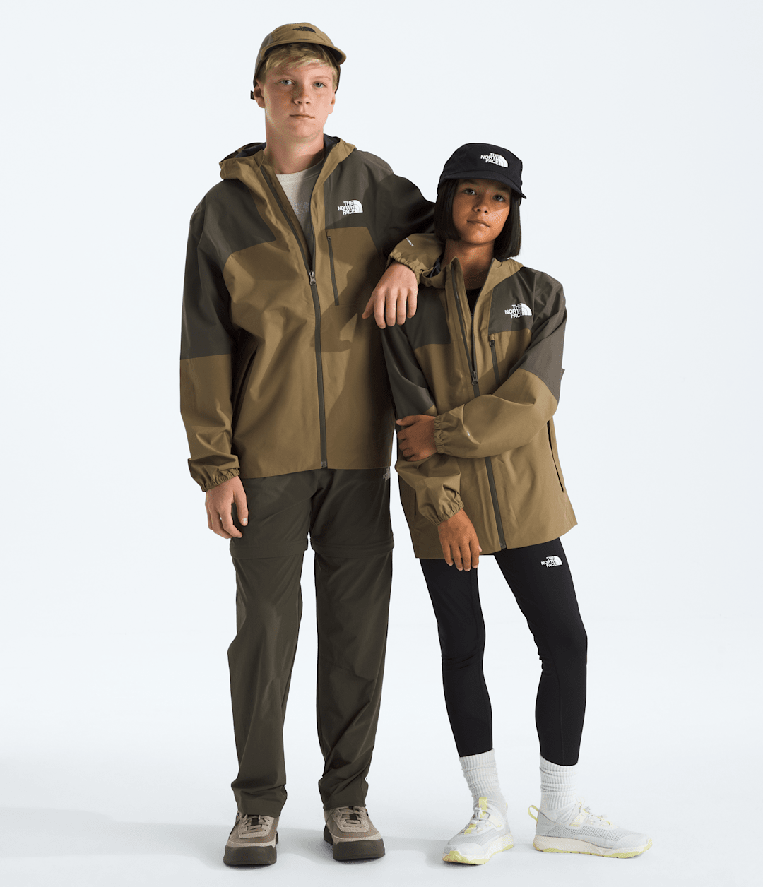 Boys’ & Girls’ Hike Packable Shell - New Taupe Green-Cedar
