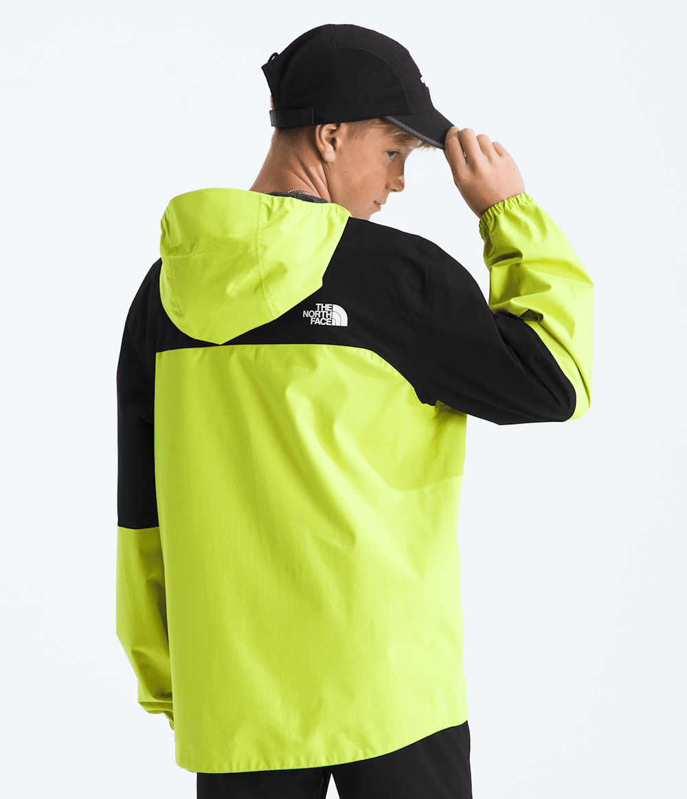 Boys’ & Girls’ Hike Packable Shell - Tnf Black-Fizz Lime
