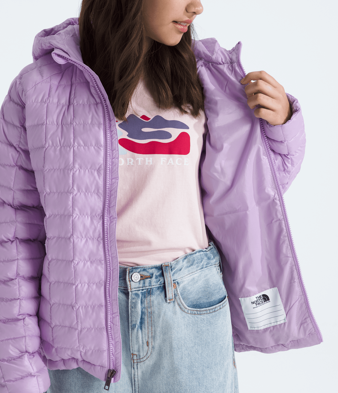 Boys’ & Girls’ THERMOBALL™ Hooded Jacket - Lite Lilac
