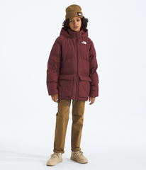 Boys’ & Girls’ North Down Fleece-Lined Short Parka - Sumac