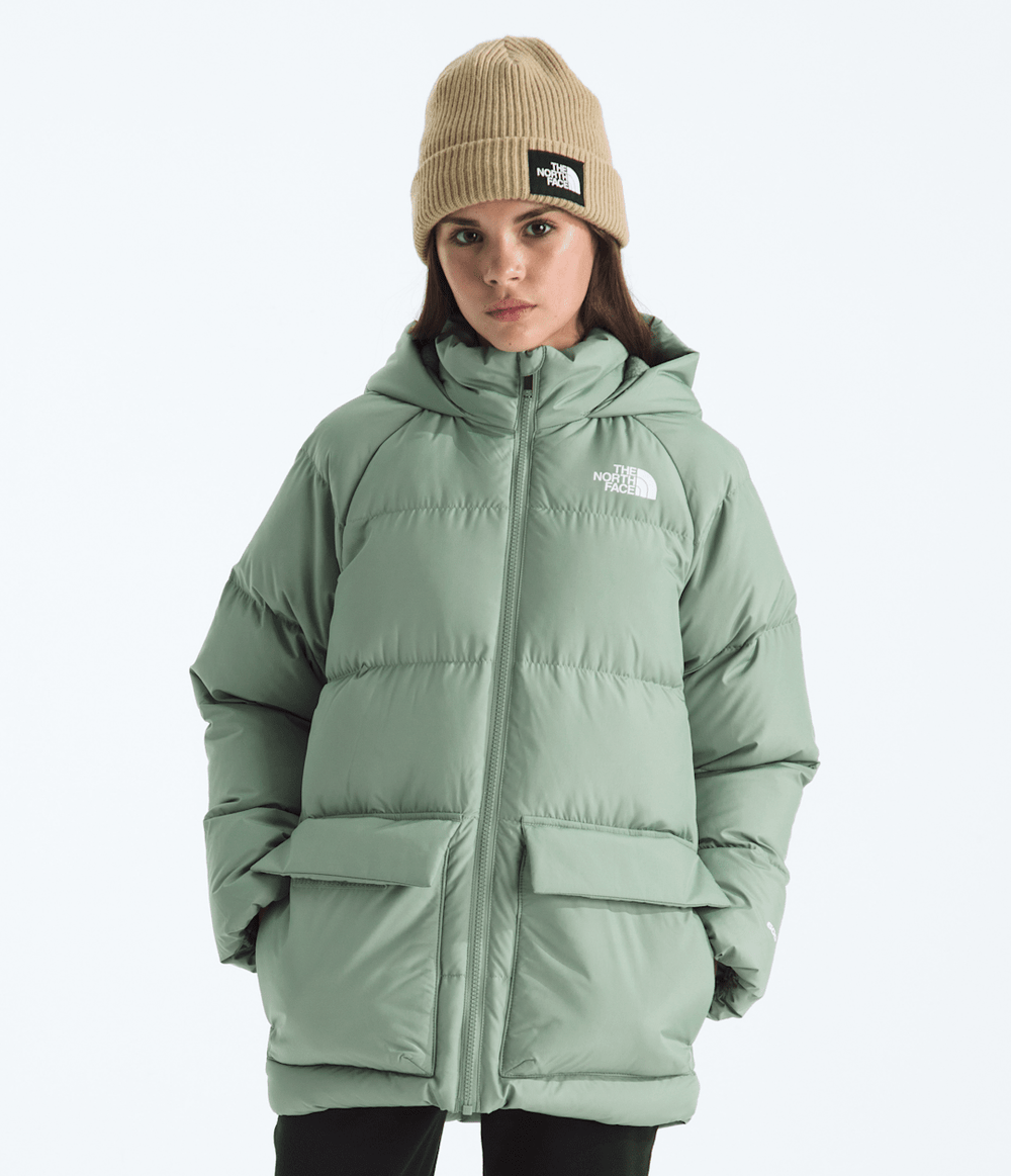 Boys’ & Girls’ North Down Fleece-Lined Short Parka - Slate Moss