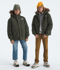 Boys’ & Girls’ McMurdo Hooded Jacket - New Taupe Green