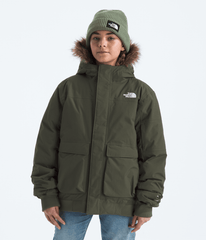 Boys’ & Girls’ McMurdo Hooded Jacket - New Taupe Green
