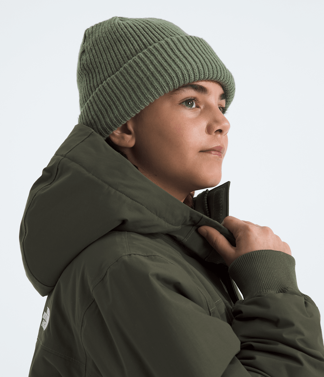 Boys’ & Girls’ McMurdo Hooded Jacket - New Taupe Green
