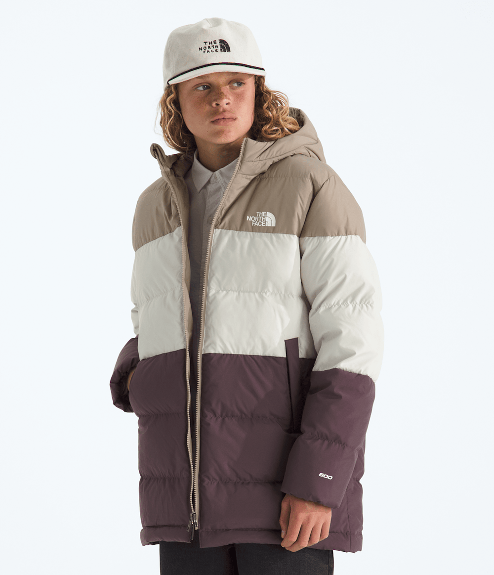 Boys’ & Girls’ Frost Fall Parka - Mushroom Grey/White Dune
