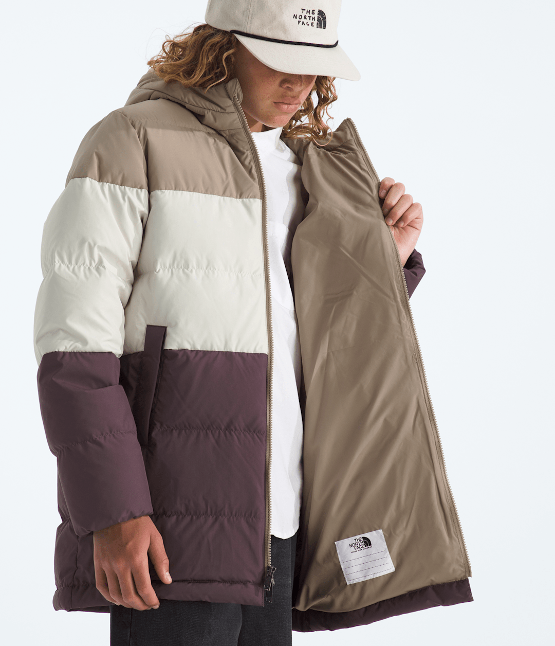 Boys’ & Girls’ Frost Fall Parka - Mushroom Grey/White Dune