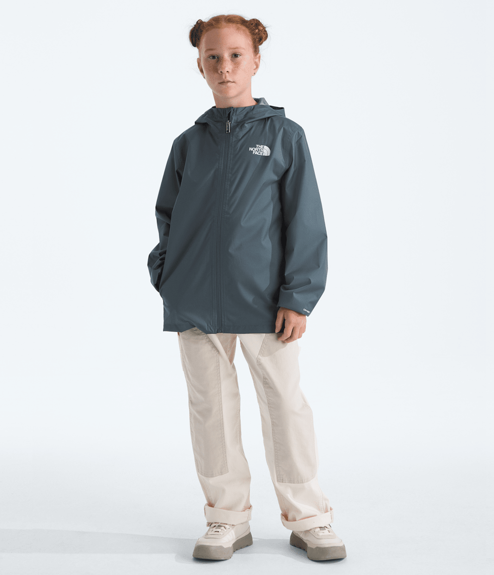 Boys’ & Girls’ Zipline Rain Jacket - Granite Grey