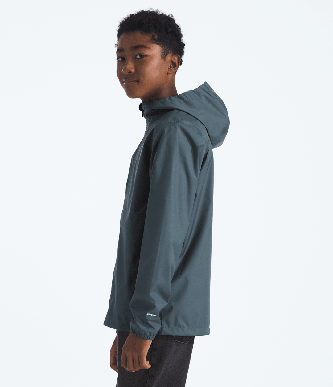 Boys’ & Girls’ Zipline Rain Jacket - Granite Grey
