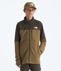 Boys’ & Girls’ Hike Mid Layer Full-Zip - New Taupe Green-Cedar