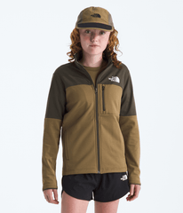 Boys’ & Girls’ Hike Mid Layer Full-Zip - New Taupe Green-Cedar