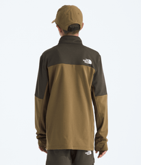 Boys’ & Girls’ Hike Mid Layer Full-Zip - New Taupe Green-Cedar