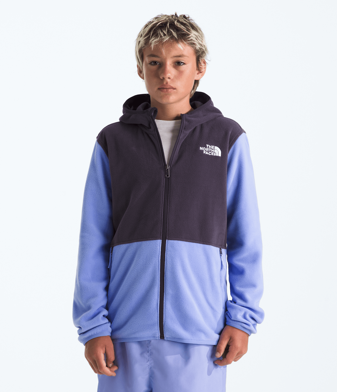 Boys’ & Girls’ Glacier Full-Zip Hoodie - Periwinkle Glow/Endless Dusk