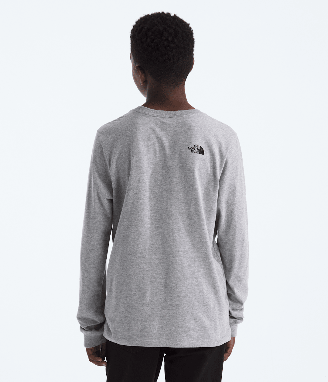 Boys’ & Girls’ Evolution Half Dome Long-Sleeve Tee - TNF Pale Grey Heather