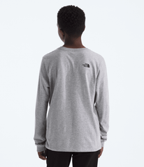 Boys’ & Girls’ Evolution Half Dome Long-Sleeve Tee - TNF Pale Grey Heather