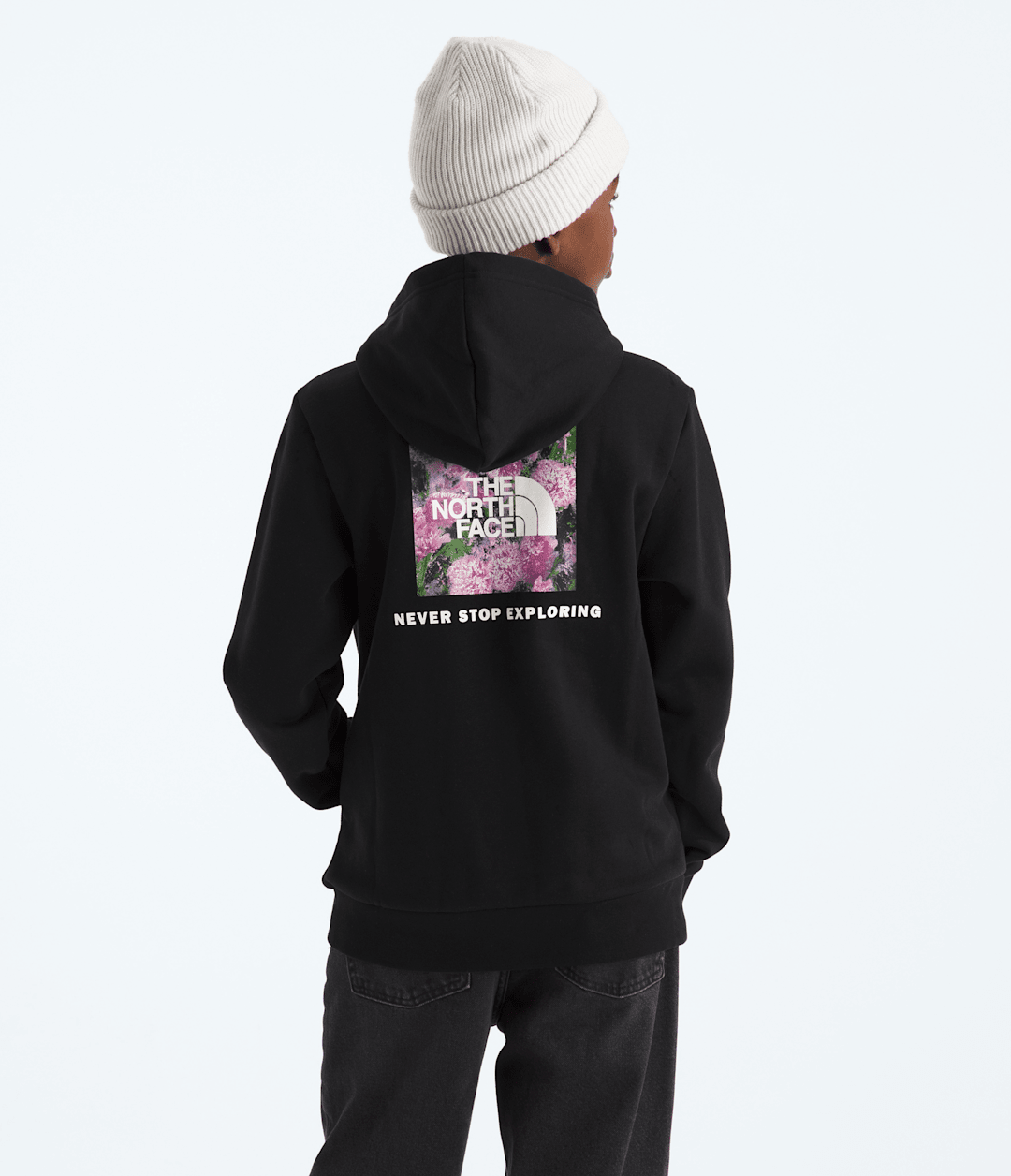 Boys’ & Girls’ Evolution Box NSE Pullover Hoodie—Graphic - TNF Black