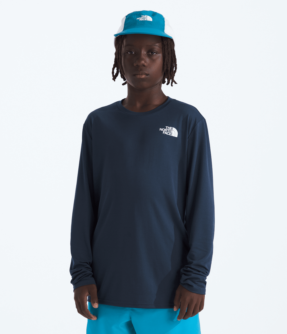 Boys’ & Girls’ 24/7 Long-Sleeve Tee - Summit Navy