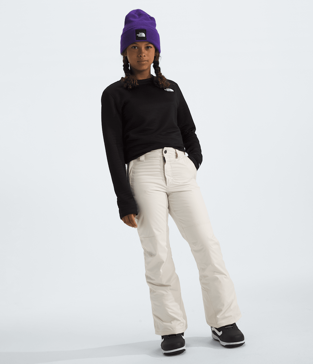 Girls’ Freedom Insulated Pants - White Dune