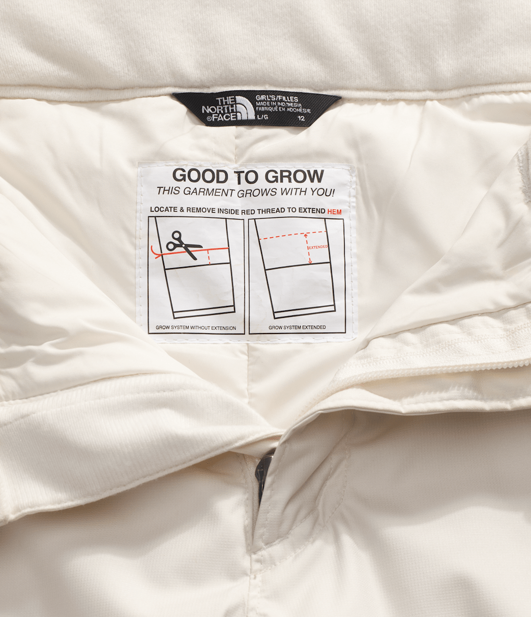 Girls’ Freedom Insulated Pants - White Dune