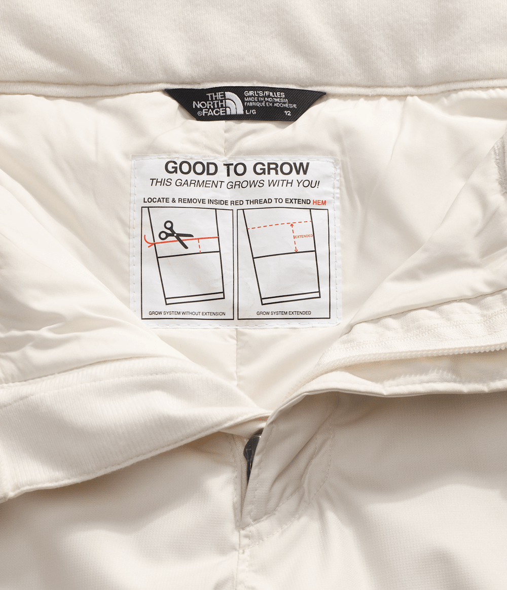 Girls’ Freedom Insulated Pants - White Dune