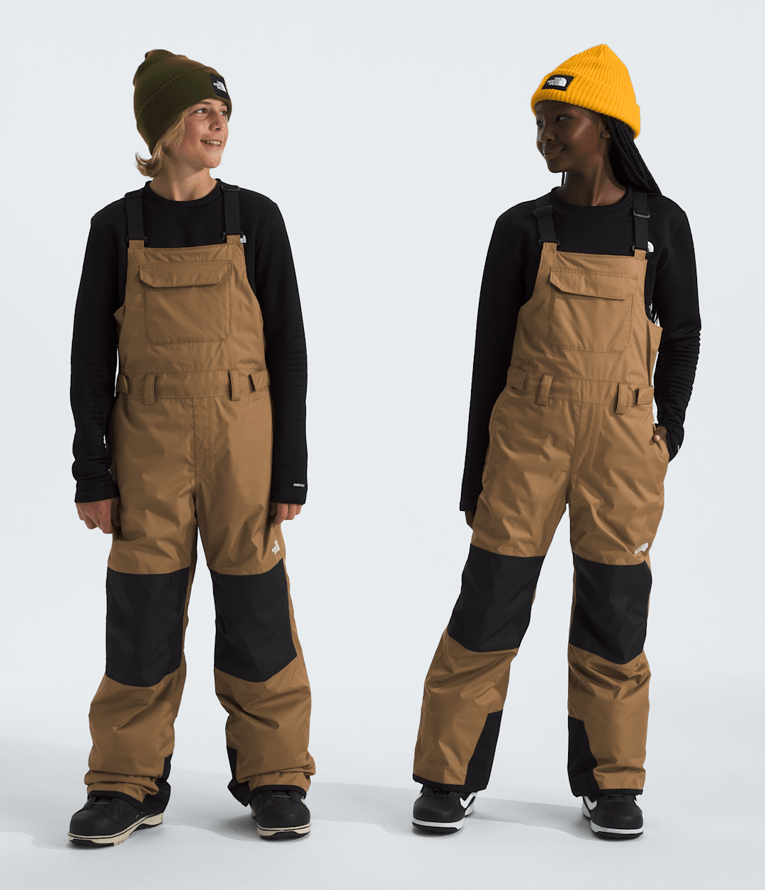Boys’ & Girls’ Freedom Insulated Bibs - Utility Brown