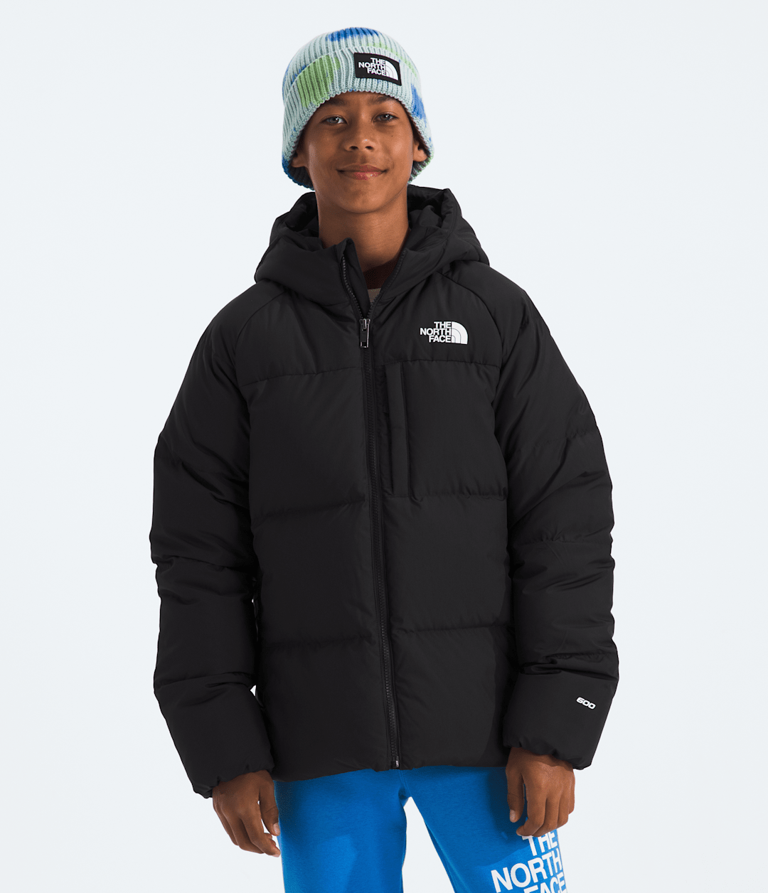 Boys’ North Down Hooded Jacket - TNF Black