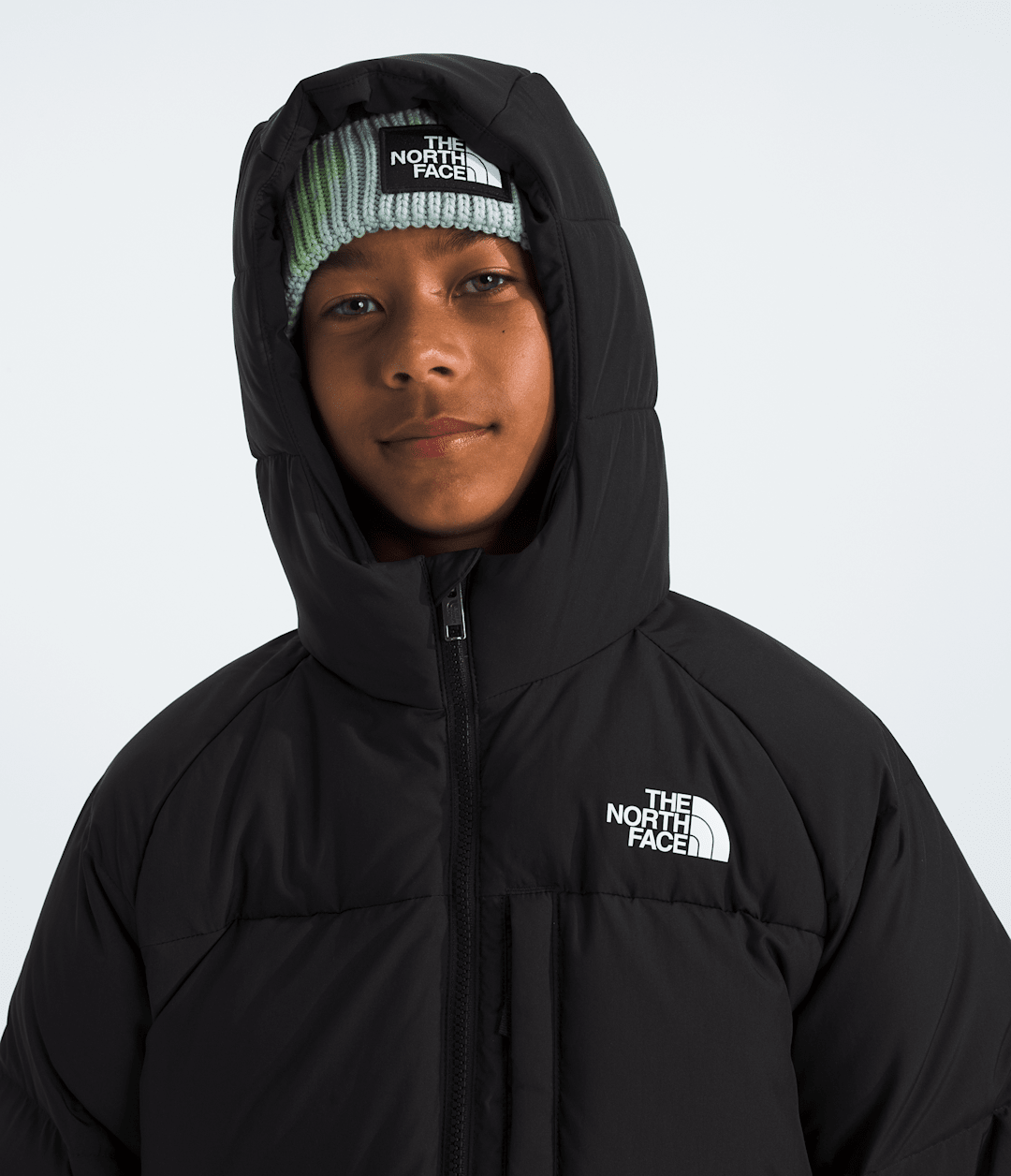 Boys’ North Down Hooded Jacket - TNF Black