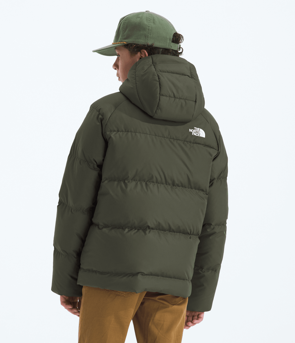 Boys’ North Down Hooded Jacket - New Taupe Green