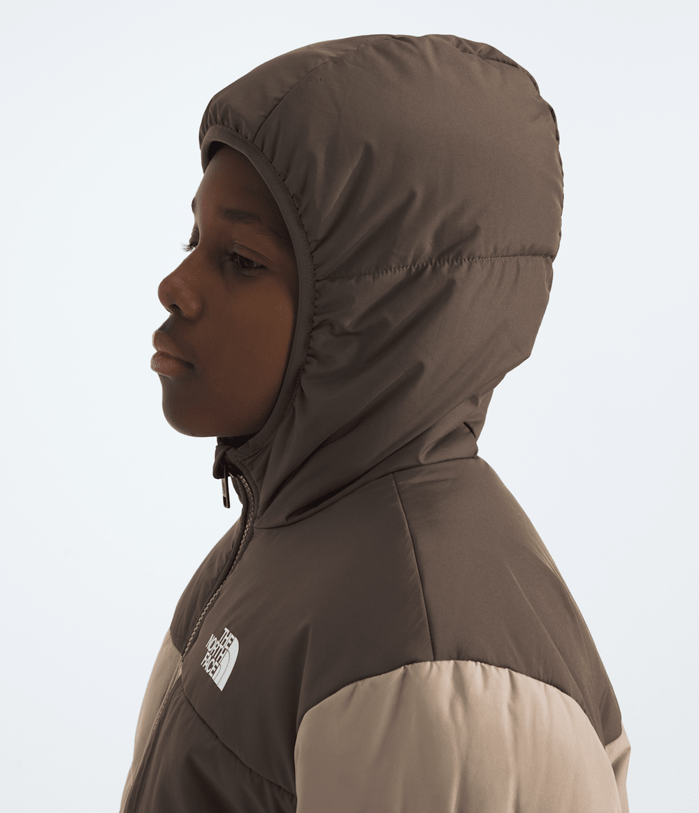 Boys’ Reversible Shasta Full-Zip Hooded Jacket - Mushroom Grey/Smokey Brown