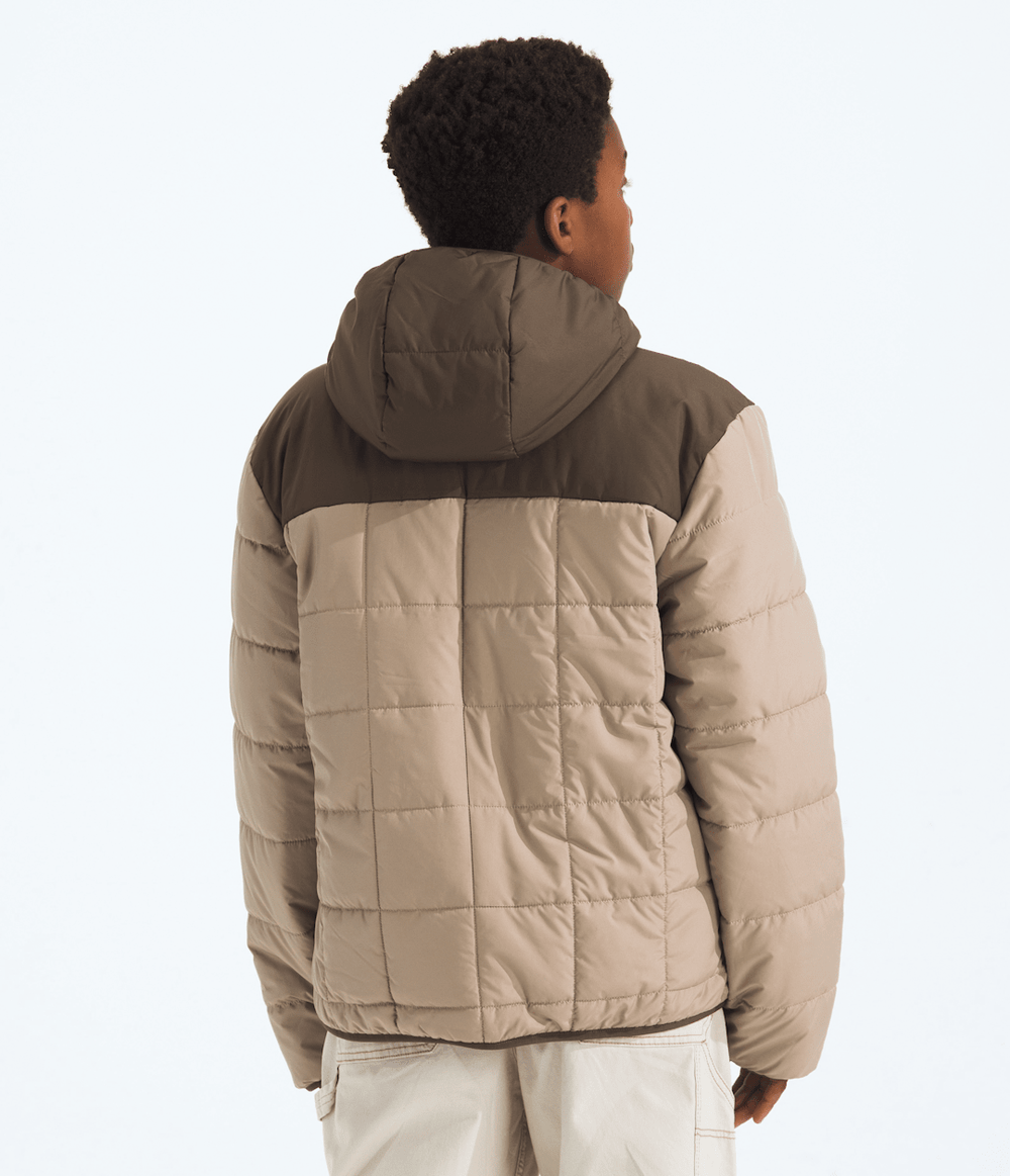 Boys’ Reversible Shasta Full-Zip Hooded Jacket - Mushroom Grey/Smokey Brown