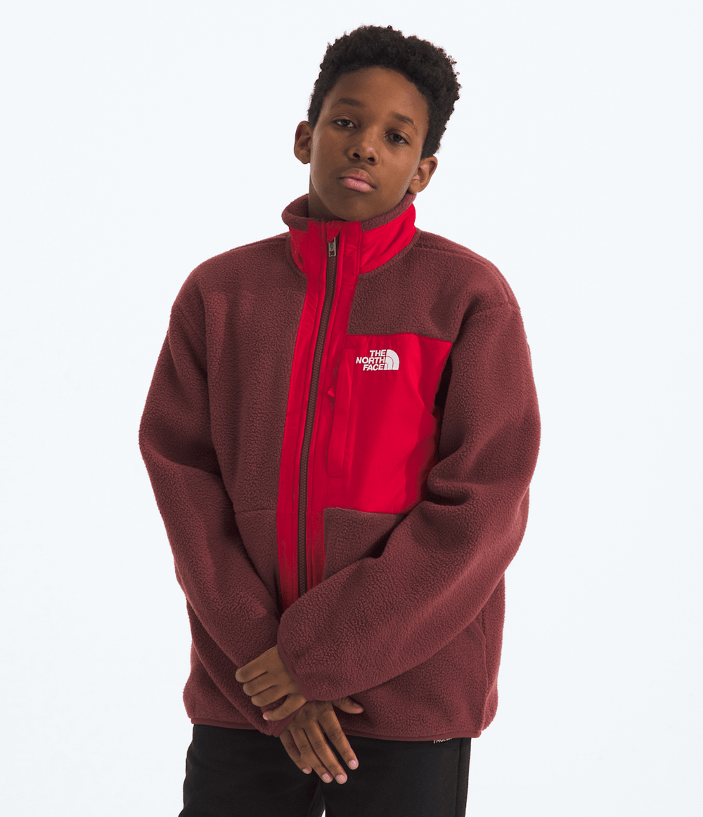 Boys’ Yumiori Full-Zip Jacket - Sumac/TNF Red