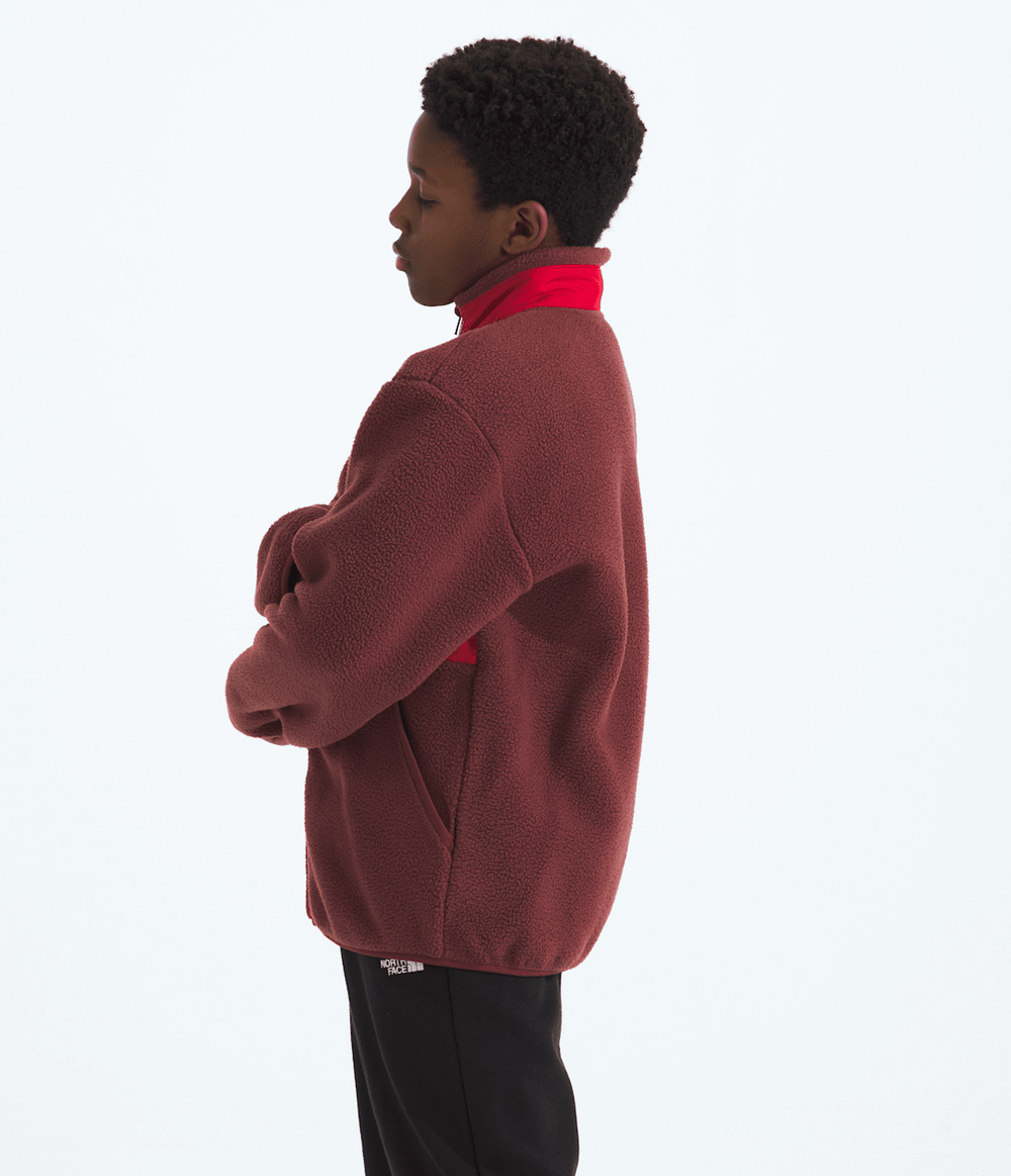 Boys’ Yumiori Full-Zip Jacket - Sumac/TNF Red