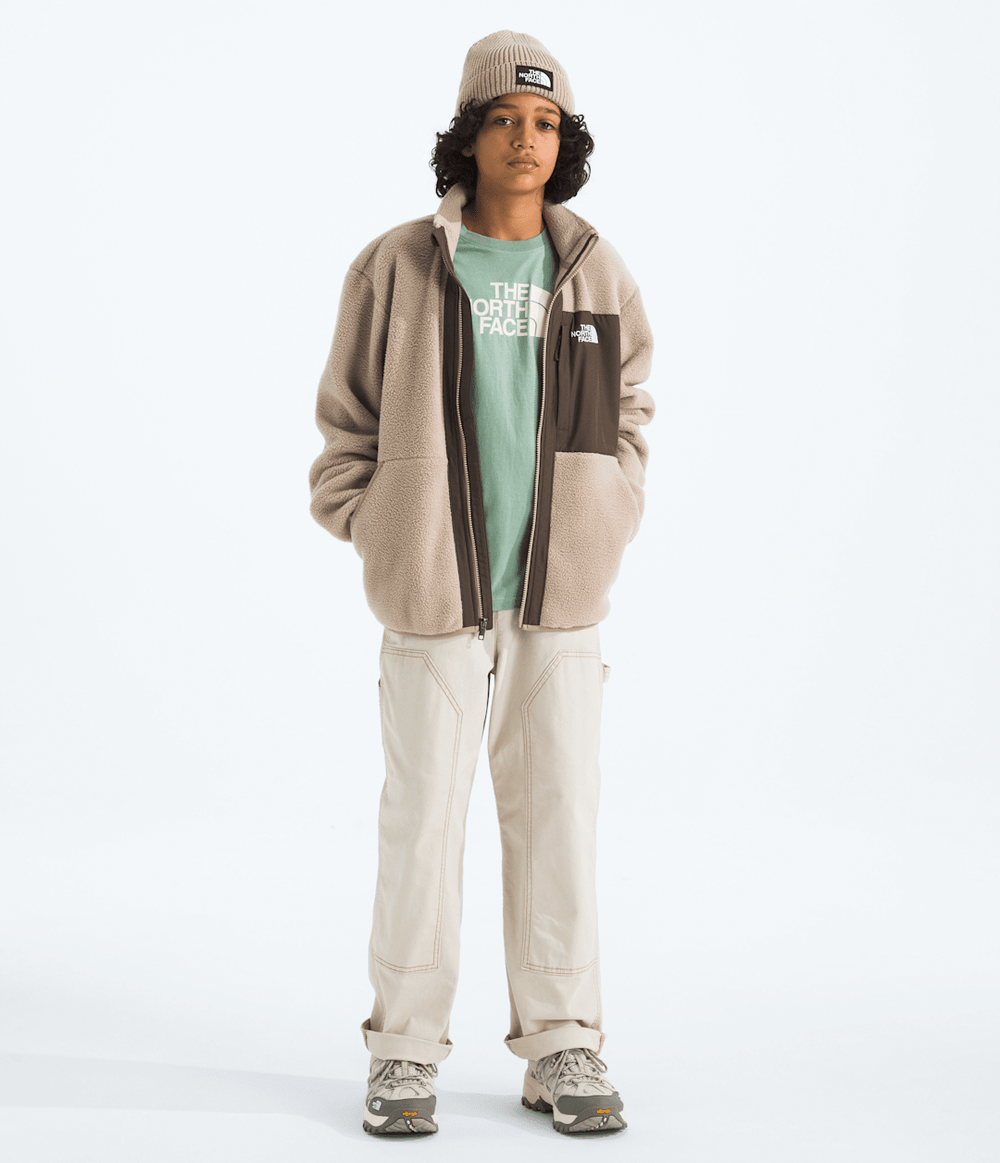 Boys’ Yumiori Full-Zip Jacket - Mushroom Grey/Smokey Brown