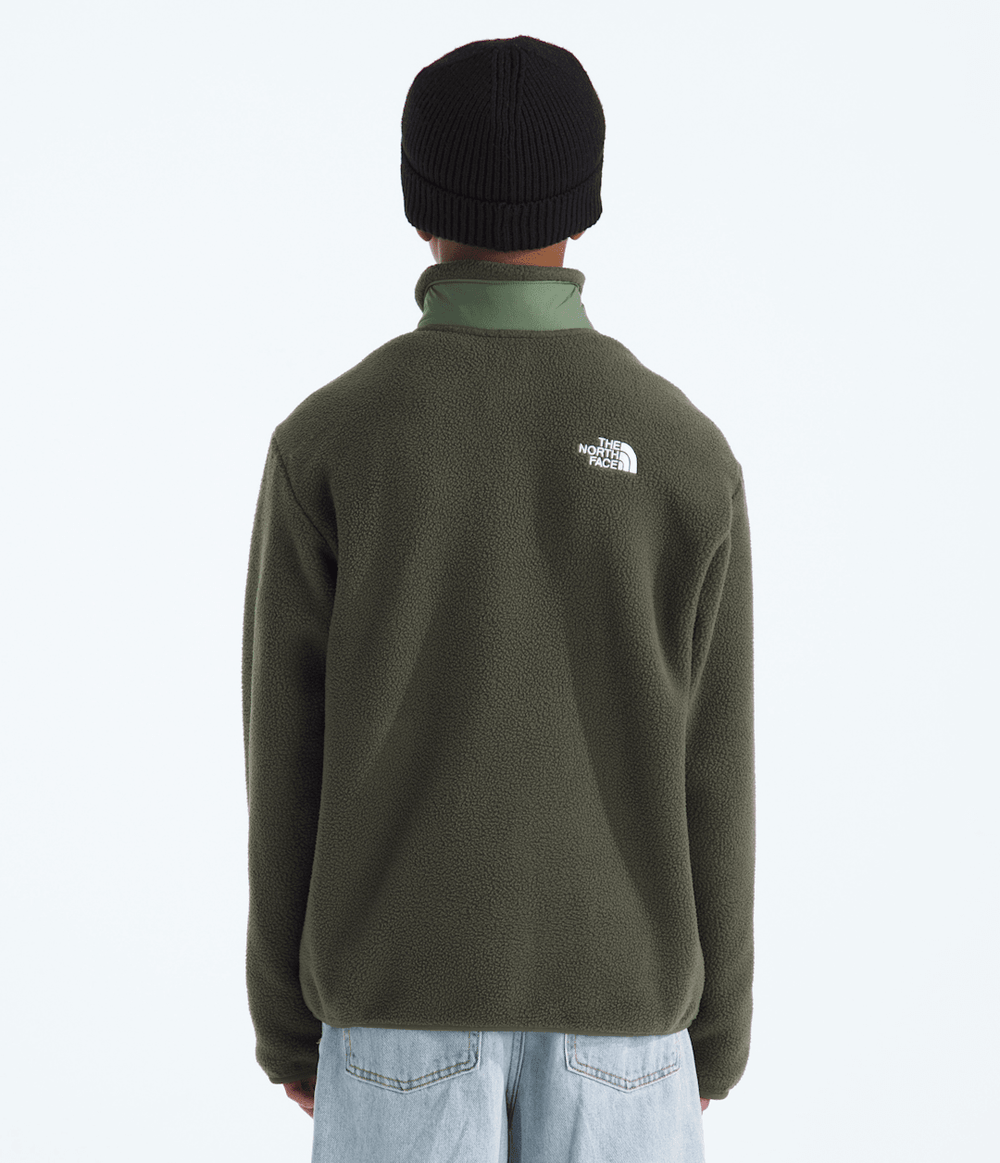 Boys’ Yumiori Full-Zip Jacket - New Taupe Green/Bark Mist