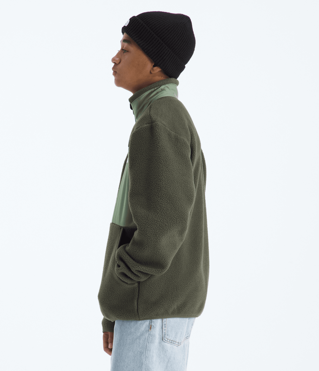 Boys’ Yumiori Full-Zip Jacket - New Taupe Green/Bark Mist