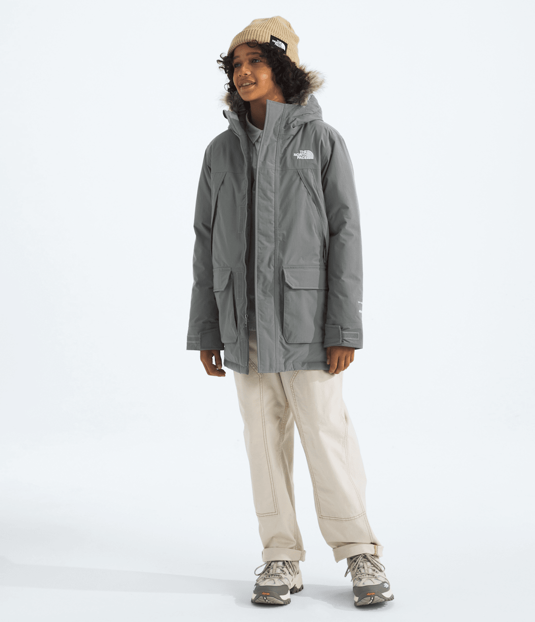 Boys’ McMurdo Parka - Smoked Pearl