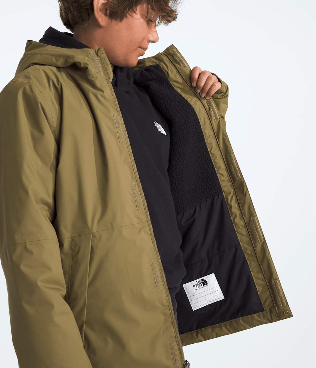 Boys’ Warm Antora Rain Jacket - Cedar