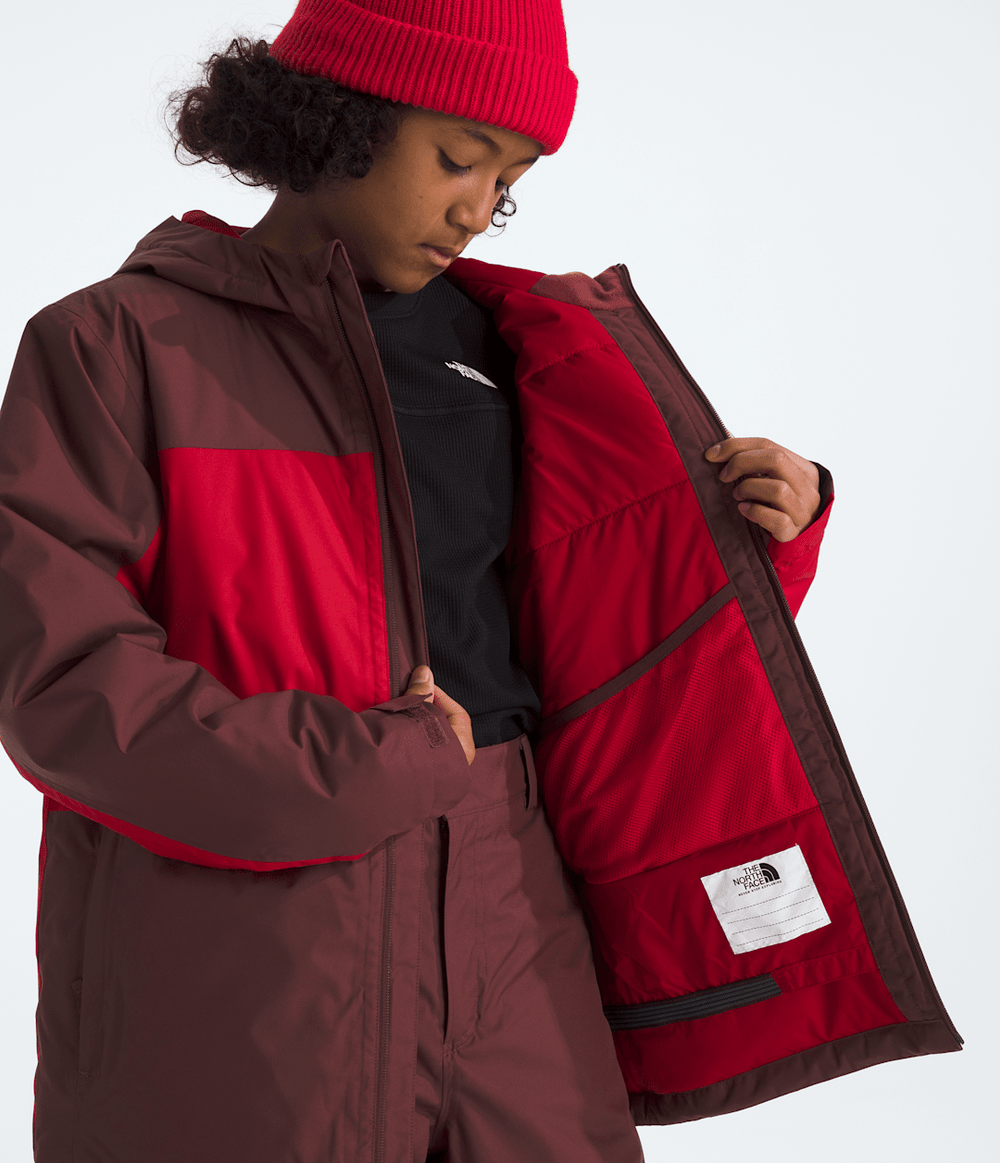 Boys’ Freedom Insulated Jacket - Sumac/TNF Red