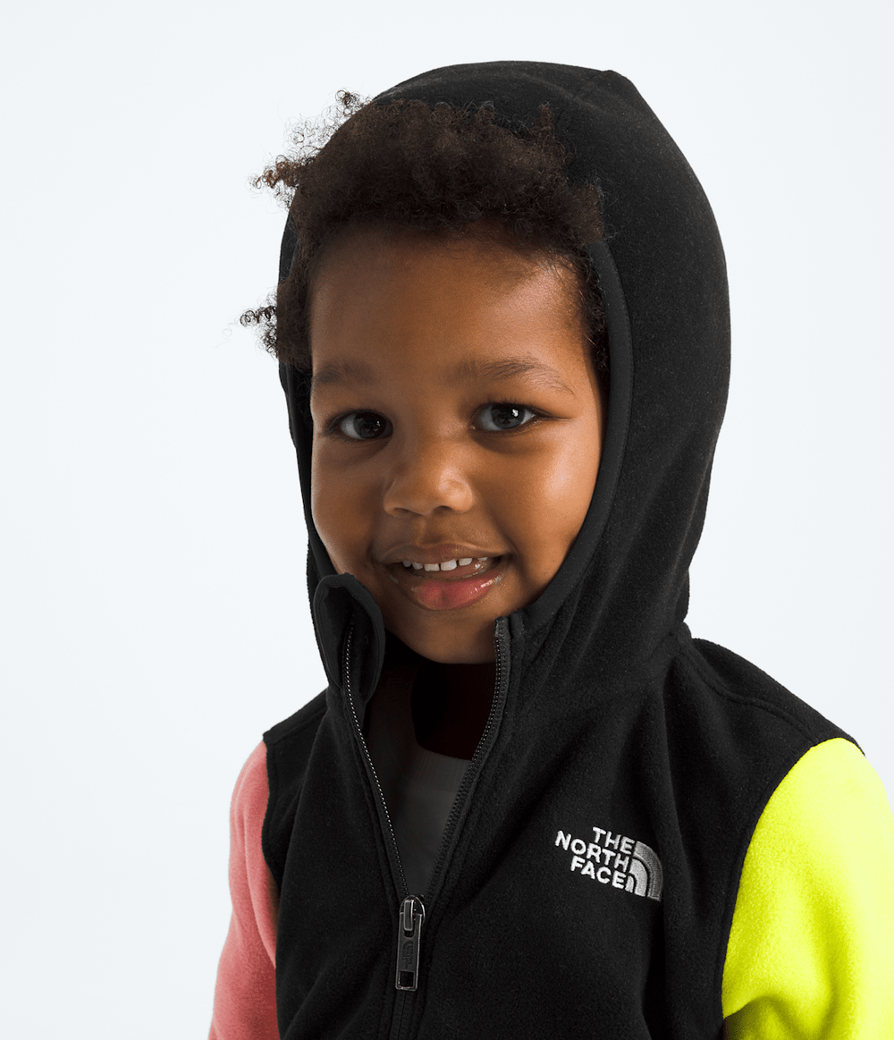 Kids’ Glacier Full-Zip Hoodie - Tnf Black-Meridian Blue-Fizz Lime-Coral Crush