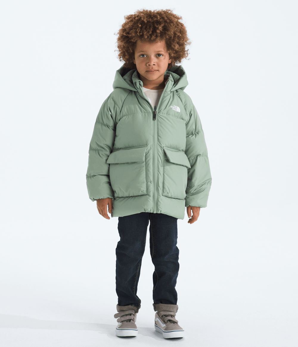 Kids’ North Down Fleece-Lined Parka - Slate Moss