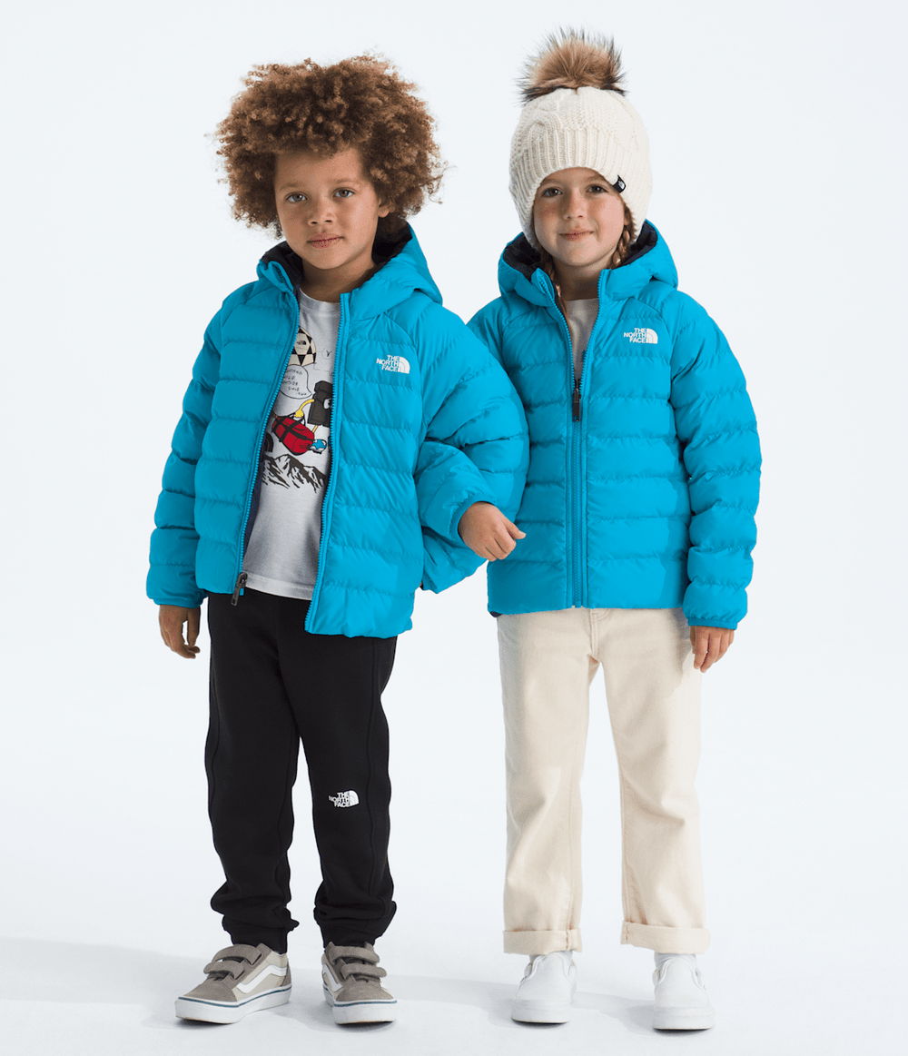Kids’ Reversible Perrito Hooded Jacket - Meridian Blue