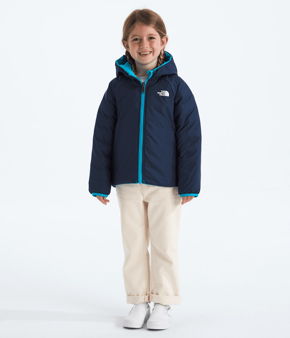 Kids’ Reversible Perrito Hooded Jacket - Meridian Blue