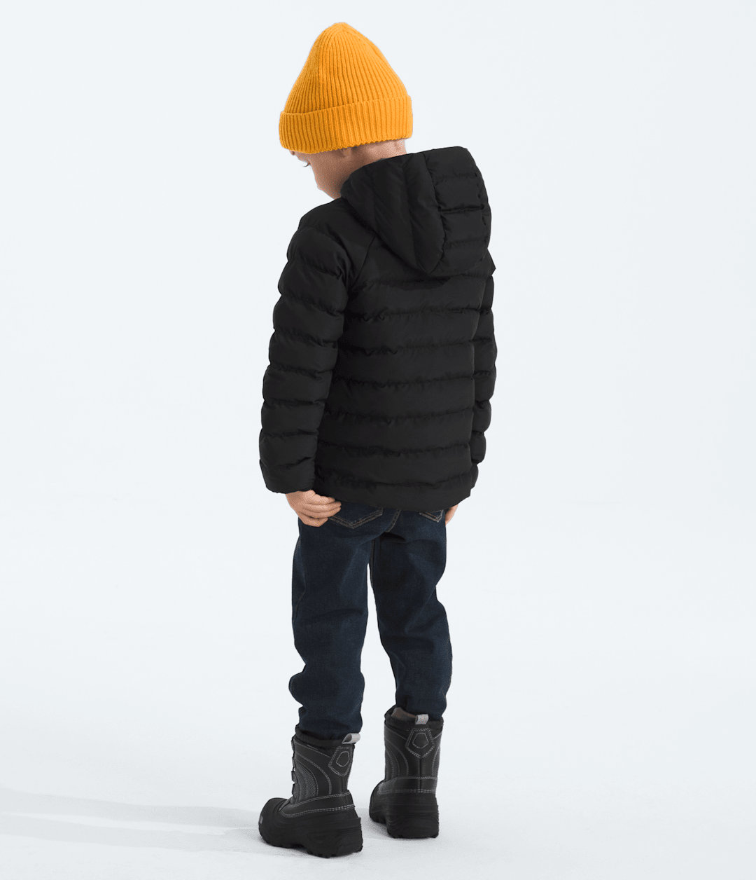 Kids’ Reversible Perrito Hooded Jacket - TNF Black/Smoked Pearl