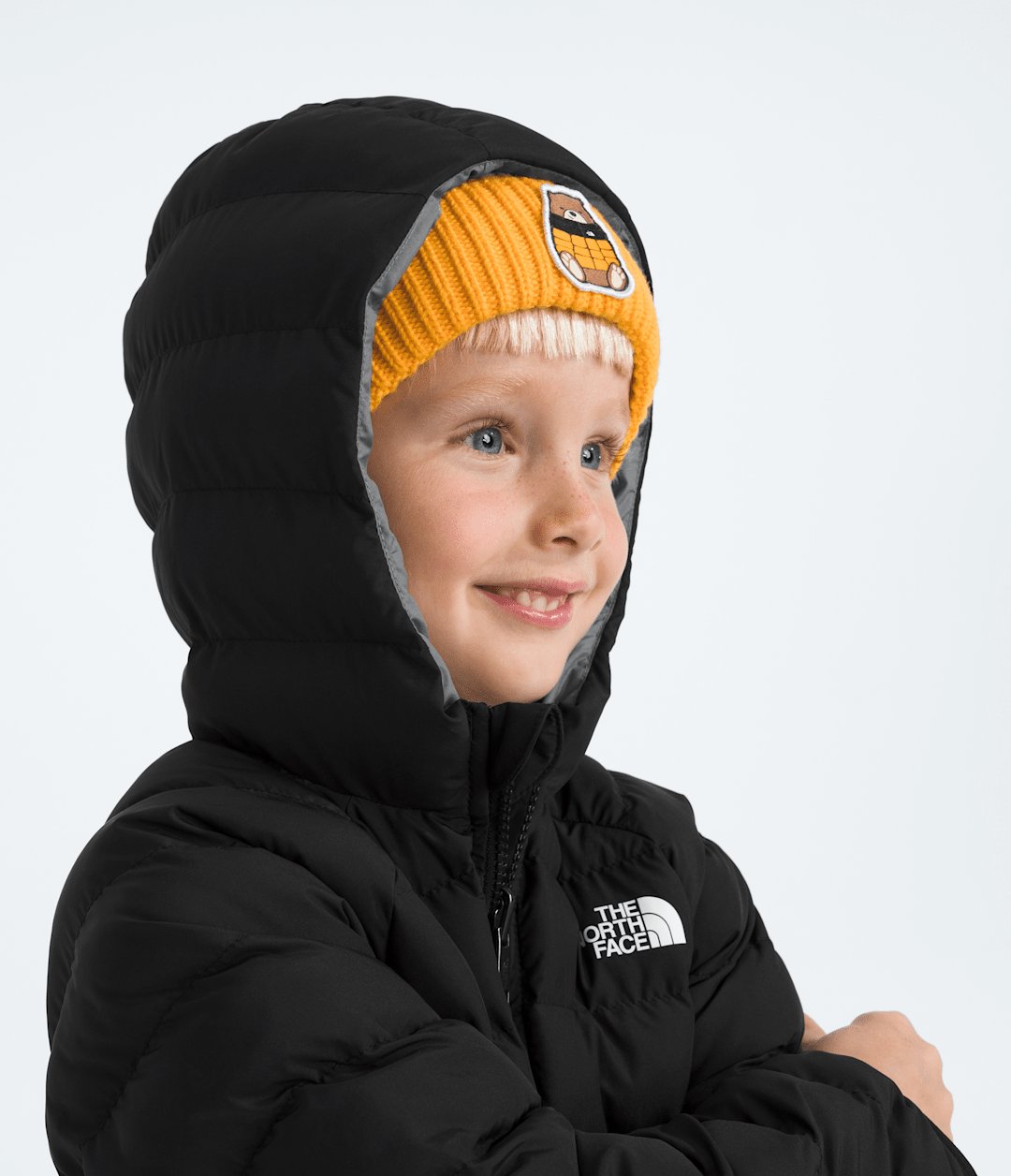 Kids’ Reversible Perrito Hooded Jacket - TNF Black/Smoked Pearl