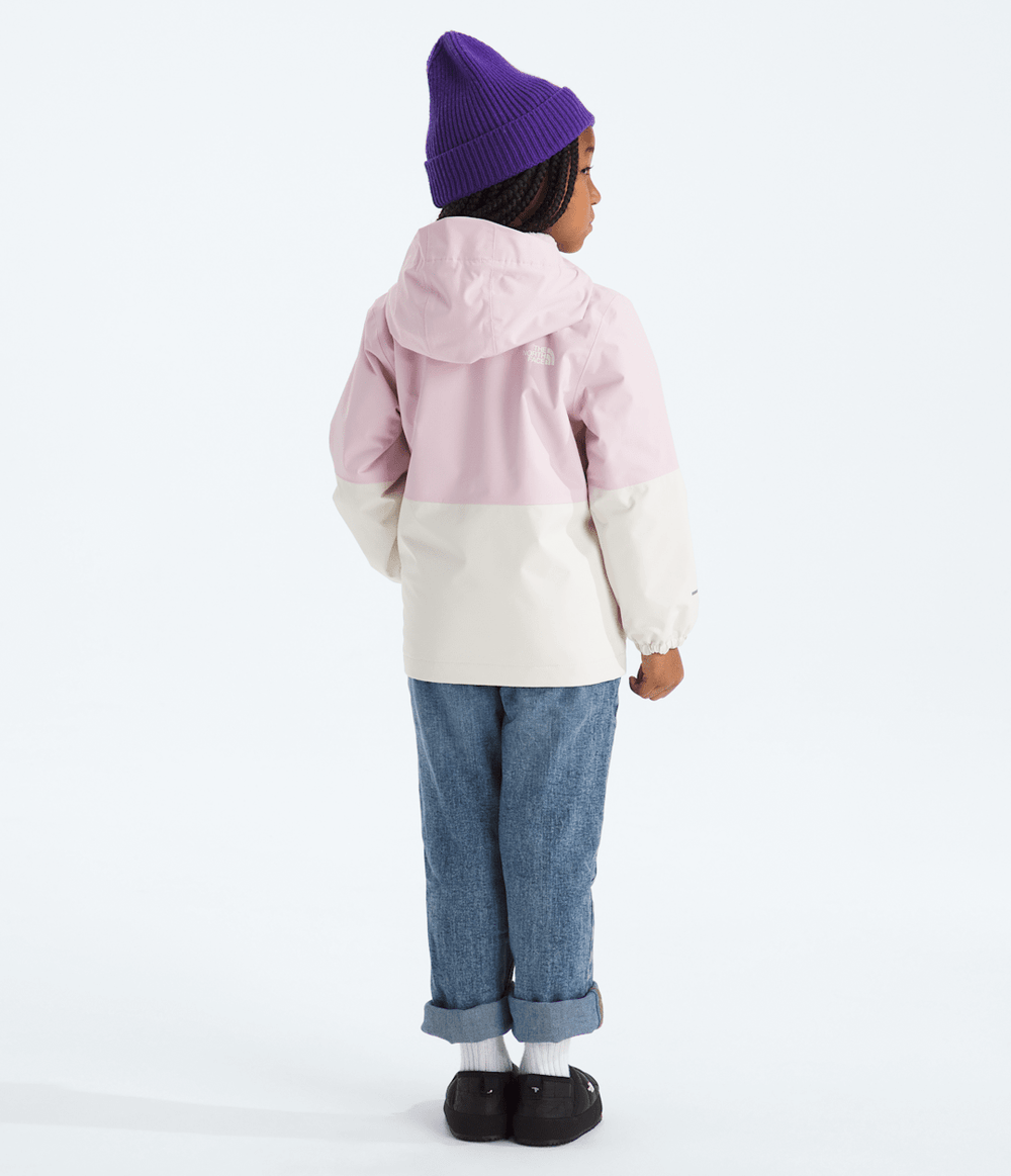 Kids’ Warm Antora Rain Jacket - Pale Blossom/White Dune
