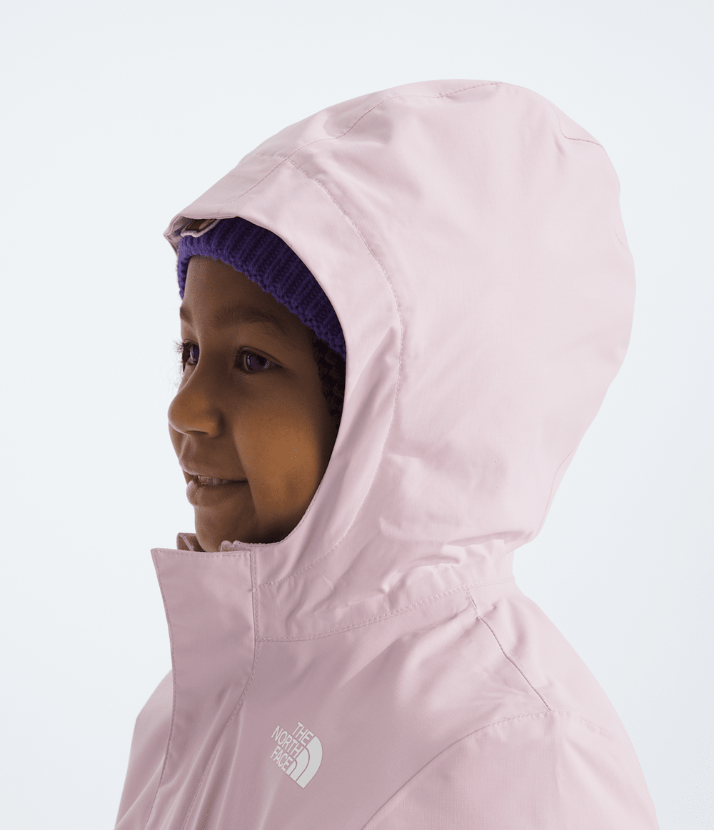 Kids’ Warm Antora Rain Jacket - Pale Blossom/White Dune