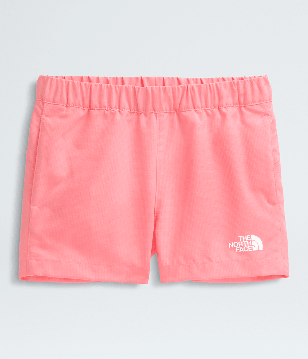 Kids’ Class V Shorts - Coral Crush Logo Weather Topo Phantom Print