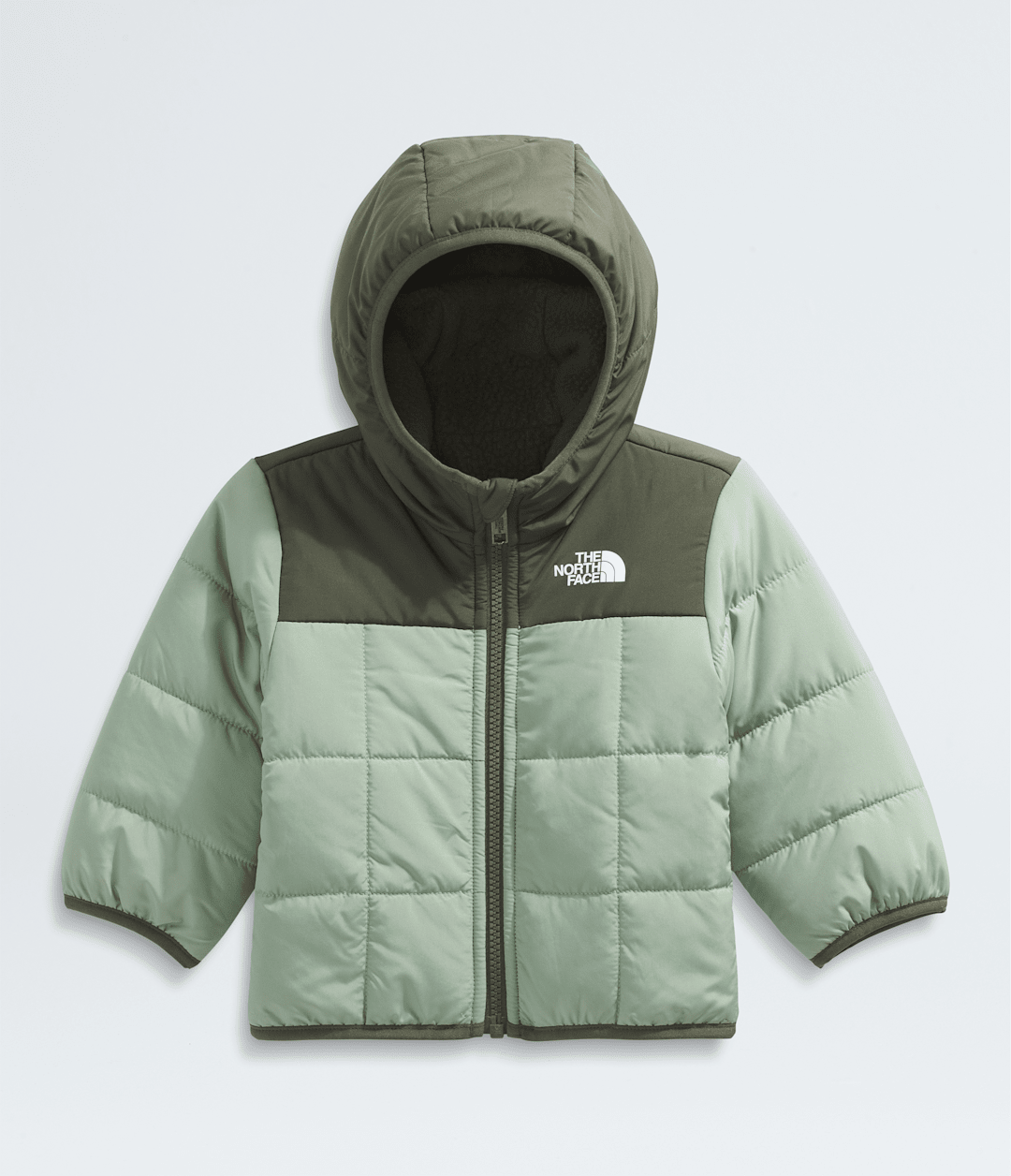 Baby Boys’ Reversible Shasta Full-Zip Hooded Jacket - Slate Moss/New Taupe Green
